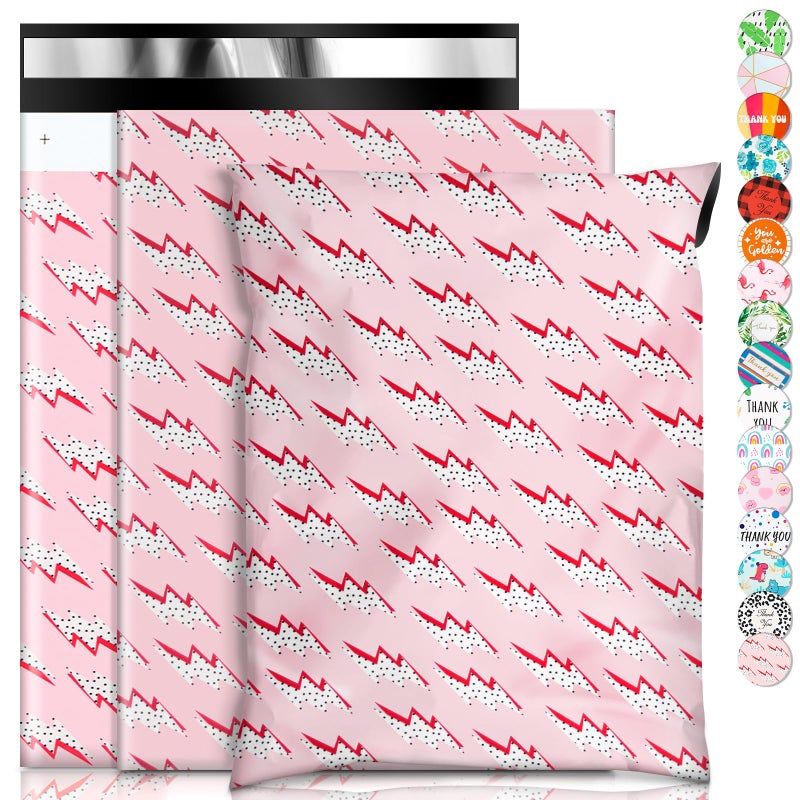 Oududianzi Poly Mailers 10x13, 100PCS Waterproof Shipping Bags, Thick Mailers Poly Bags for Shipping, Polymailer Packaging Bags for Small Business and Clothes - Image 1