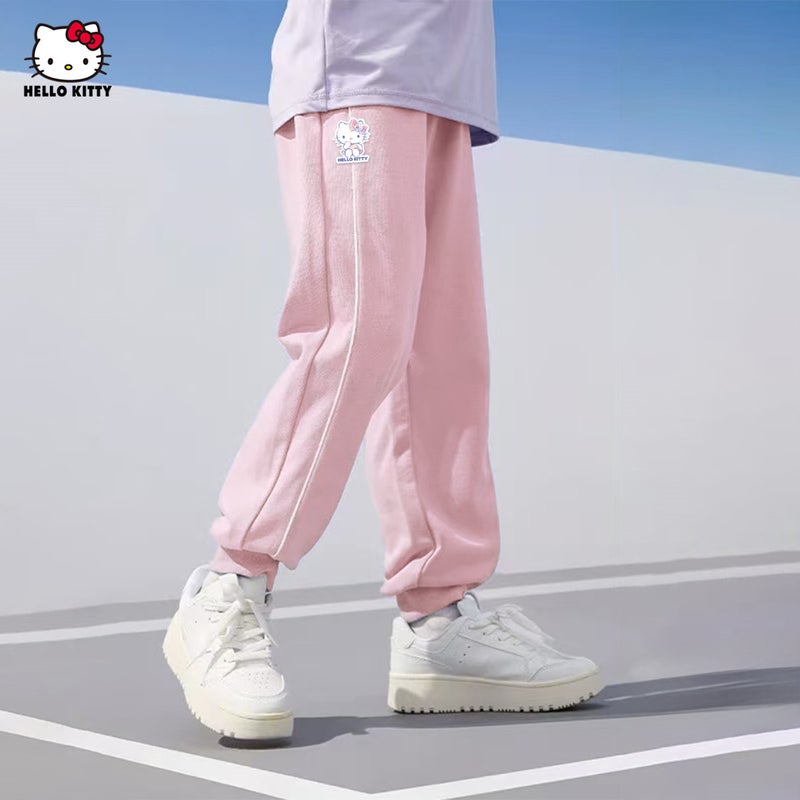 Hellokitty Hello Kitty Girls Spring New Sweatpants Casual Western Style Middle And Large Children'S Wear Pants - Image 1