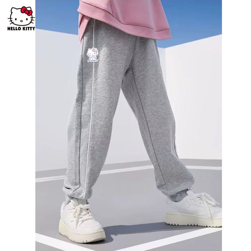 Hellokitty Hello Kitty Girls Spring New Sweatpants Casual Western Style Middle And Large Children'S Wear Pants - Image 4