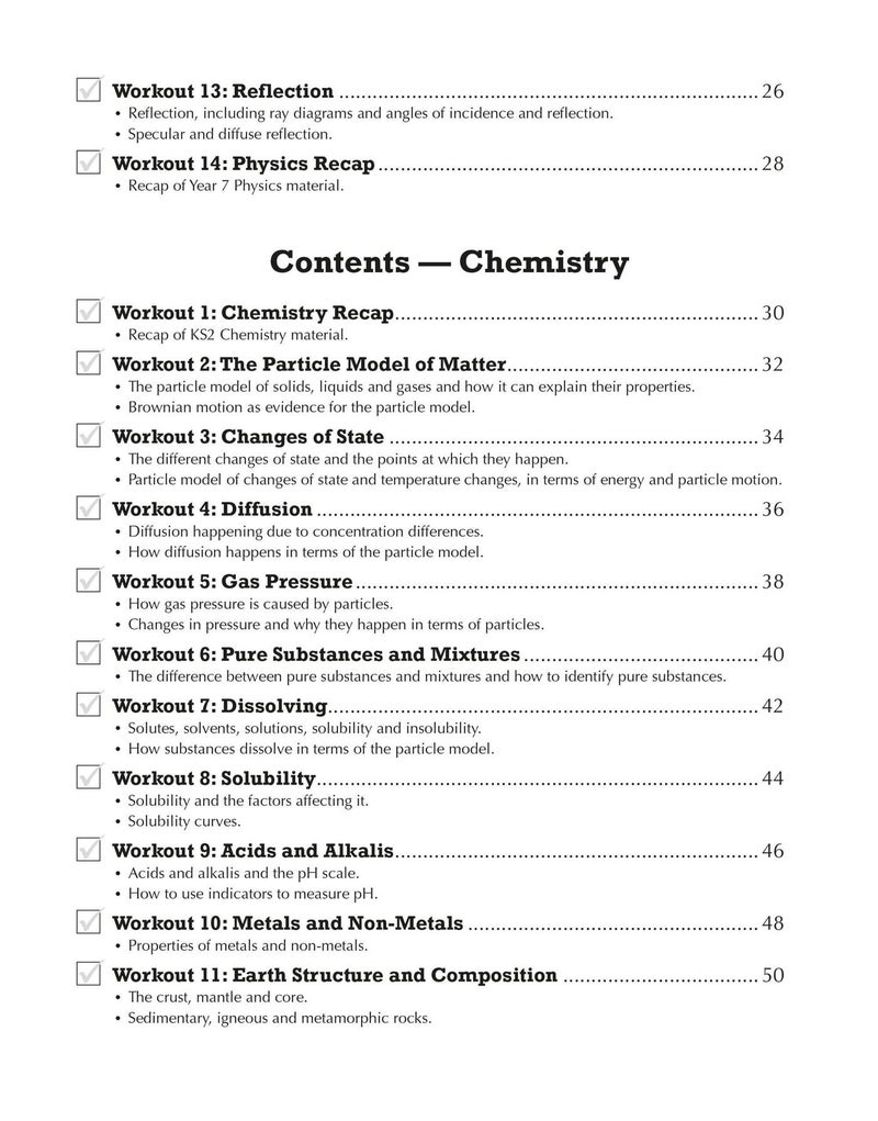 KS3 Year 7 Science 10-Minute Weekly Workouts (includes answers) - Image 2