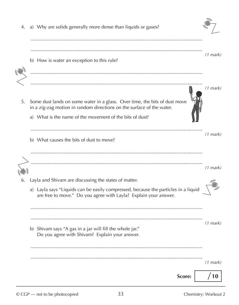 KS3 Year 7 Science 10-Minute Weekly Workouts (includes answers) - Image 5