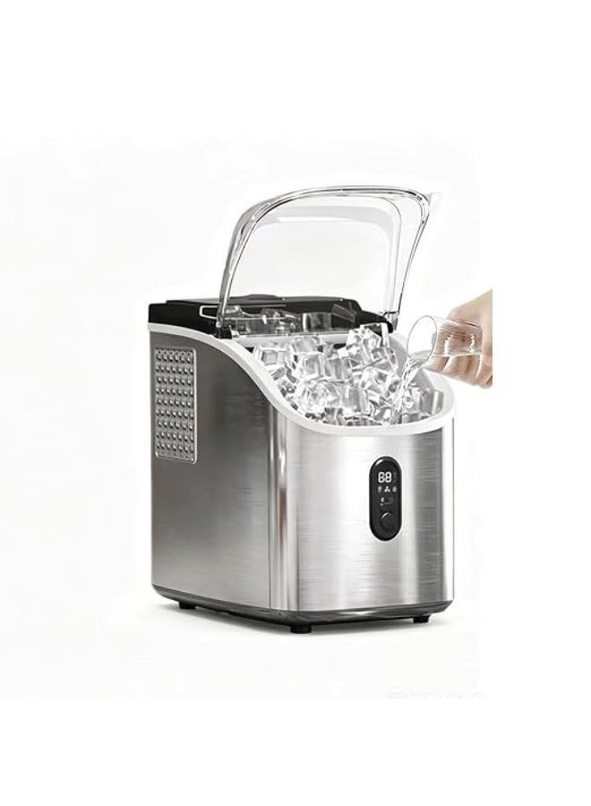 Cool Baby Style Countertop Ice Maker Machine, 20kg Daily Output, 160W | Makes Ice in 8-15 Min, LCD Display, Self-Cleaning Function, Adjustable Ice Thickness, Water Shortage Alert - Image 1