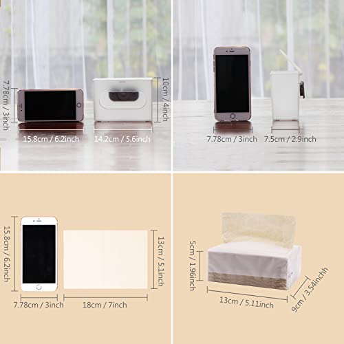 DrDirt Bamboo Tissues 3-Ply - 110 Count, Bamboo Facial Tissue Cube Bag 4 Pack with Wall-Mounted Dispenser - Eco-Friendly, Perfect for Bathroom & Kitchen - Image 2