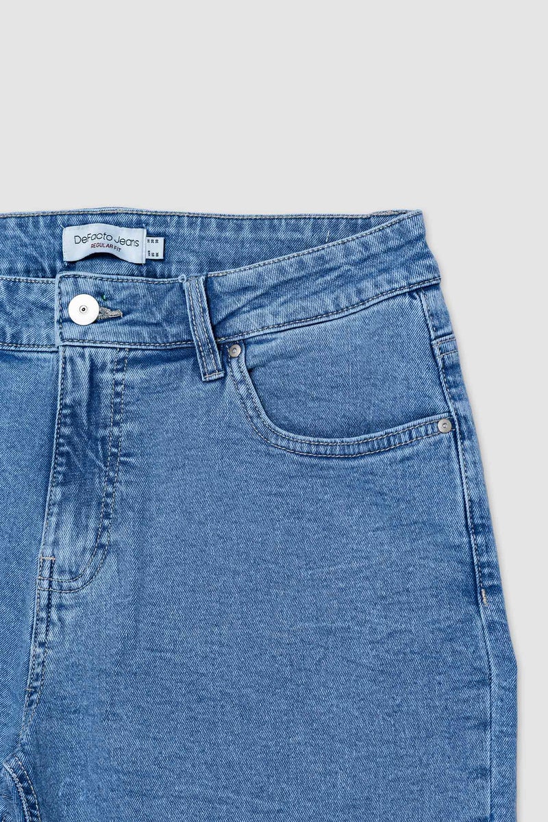 ديفاكتو شورت برمودا جينز قصة عادية - Image 2