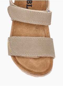 LBL by Shoexpress Solid Sandals with Hook and Loop Closure  - Image 3