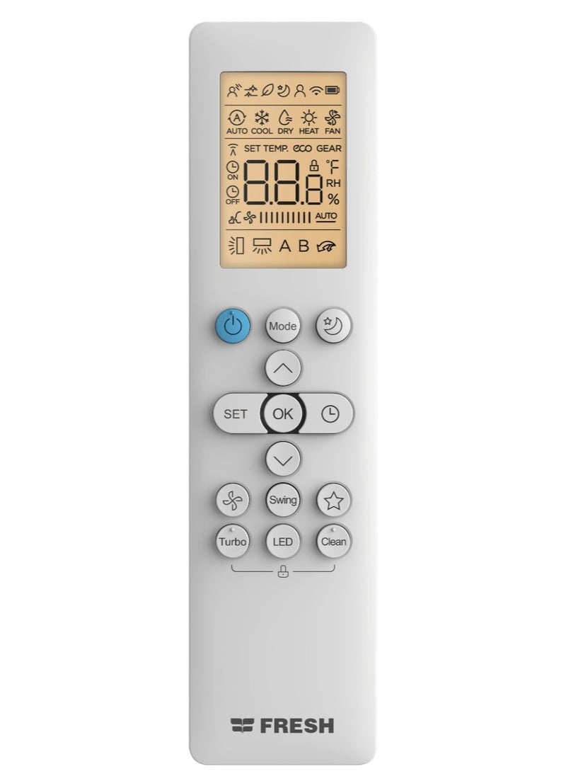 Fresh - Fresh Air Conditioner Smart Digital 1.5 HP Cool - Plasma - Image 1