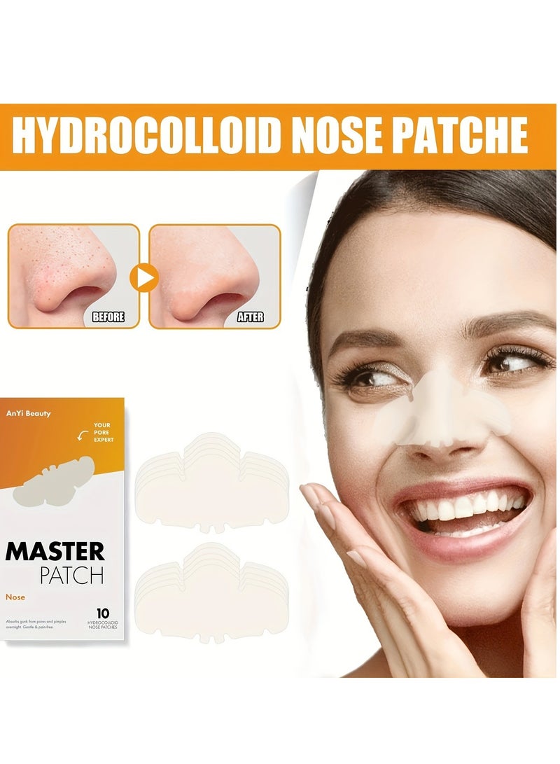general Apepal 10Pcs Patch Nose Hydrocolloid Patches For Nose Pores, Pimples, Zits And Oil DermatologistApproved Overnight Pore Strips To Absorb Acne Nose 2ml - Image 2