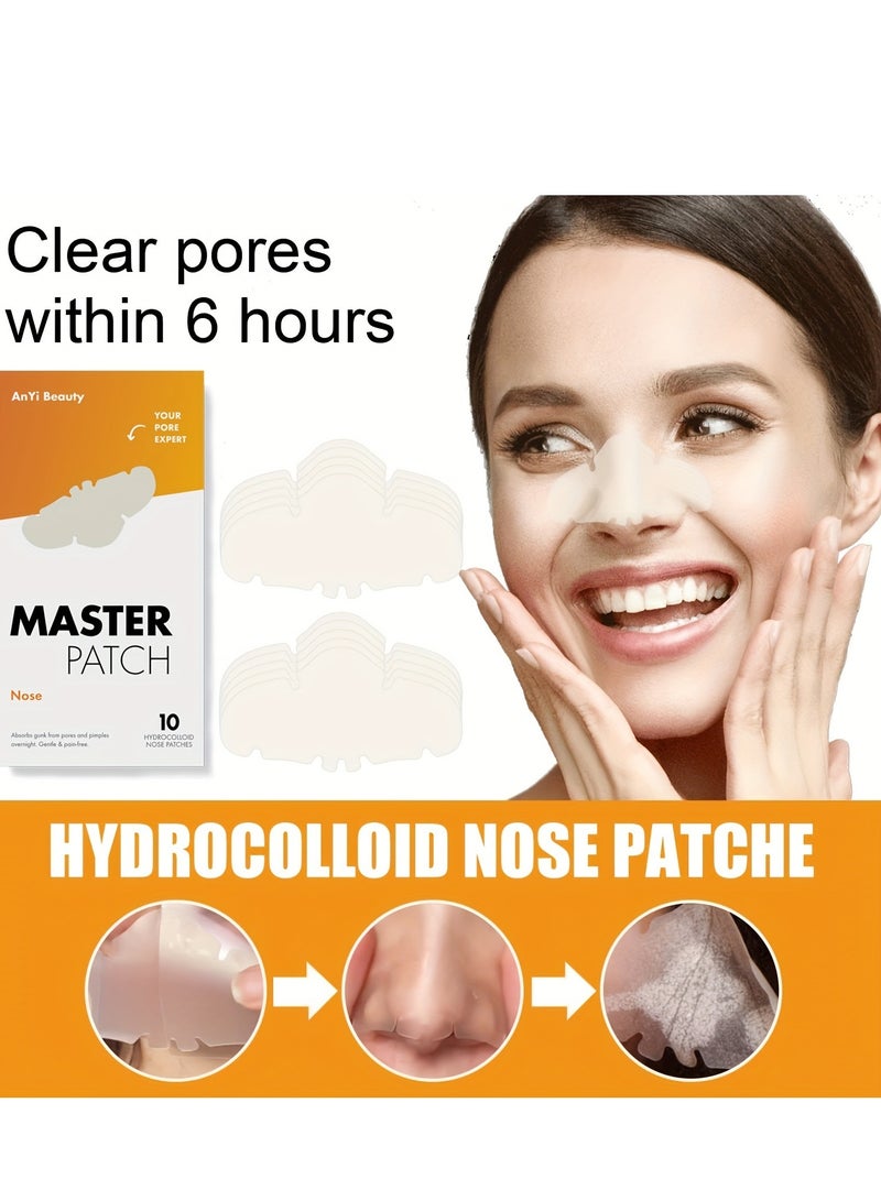 general Apepal 10Pcs Patch Nose Hydrocolloid Patches For Nose Pores, Pimples, Zits And Oil DermatologistApproved Overnight Pore Strips To Absorb Acne Nose 2ml - Image 4