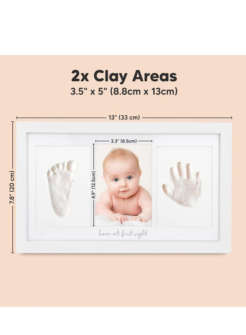 Baby Hand and Footprint Kit - Baby Footprint Kit, Newborn Keepsake Frame, Baby Handprint Kit, Personalized Baby Gifts, Nursery Decor, Baby Shower Gifts for Girls Boys - Image 3