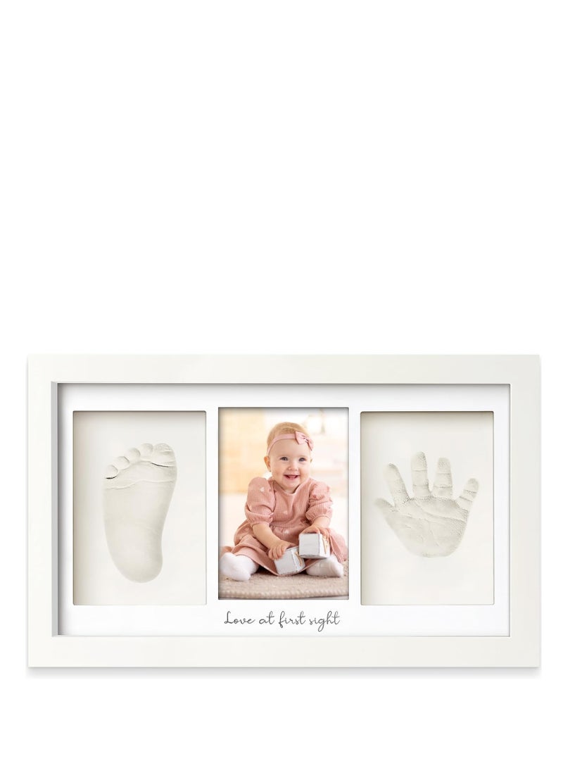 Baby Hand and Footprint Kit - Baby Footprint Kit, Newborn Keepsake Frame, Baby Handprint Kit, Personalized Baby Gifts, Nursery Decor, Baby Shower Gifts for Girls Boys - Image 1