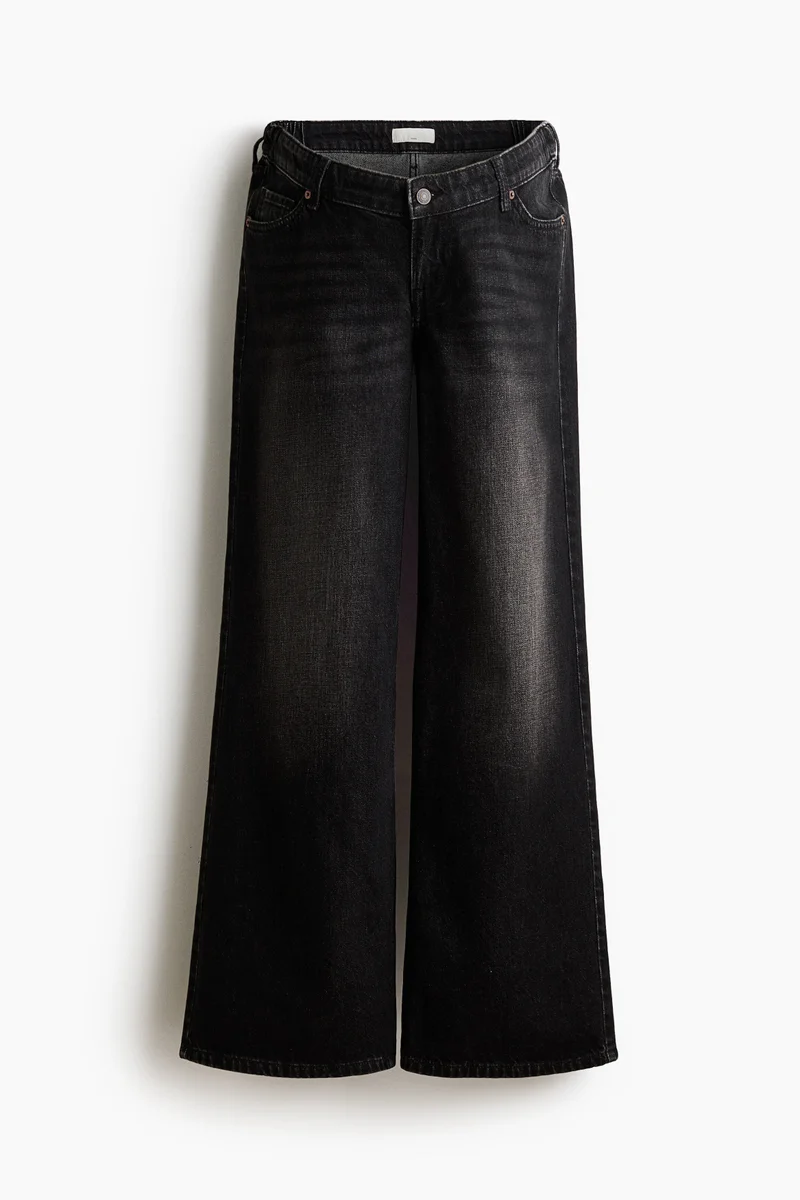 H&M  MAMA Wide Low Jeans for Women | Best Price UAE
