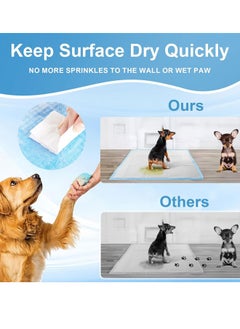 HQ-GAMING 100Pcs Puppy Potty Training Pet Pads Dog Pads Extra Large Disposable Super Absorbent & Leak-Free Pee Pads  Thicken Disposable Potty Pads Puppy Training Pads for Cats Rabbits 33*45CM  - Image 5