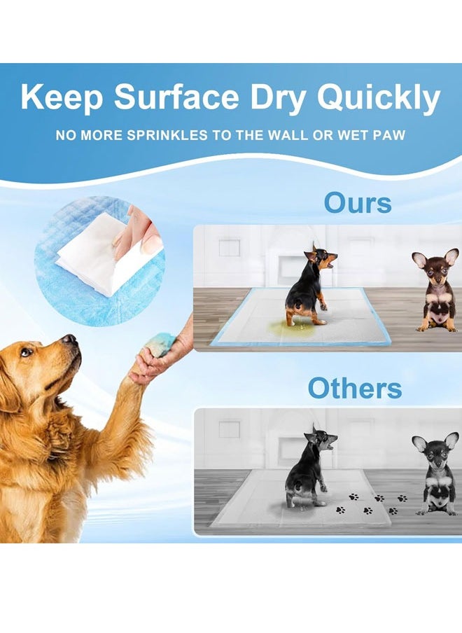 HQ-GAMING 100Pcs Puppy Potty Training Pet Pads Dog Pads Extra Large Disposable Super Absorbent & Leak-Free Pee Pads  Thicken Disposable Potty Pads Puppy Training Pads for Cats Rabbits 33*45CM  - Image 5