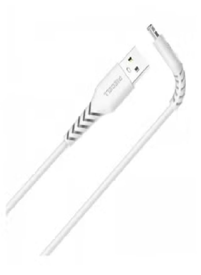 بايسيل كابل آيفون، بطول 120 سم، من ماركة Piecell الأمريكية، معتمد من Apple، مصنوع من الجلد الأبيض - Image 2