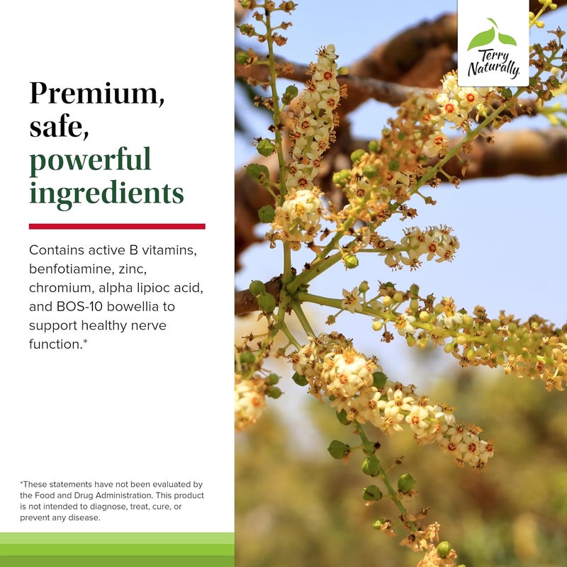Terry Naturally تيري ناتشورالي صحي للأقدام الأعصاب مكمل عشبي مع فيتامين ب12 النشط دعم صحة الأعصاب 60 كبسولة عبوة من 2 - Image 5