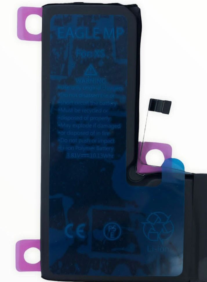 Eagle MP 2658 mAh iPhone XS Battery Replacement Large Capacity Battery with DIY Tool Kit Black - Image 1