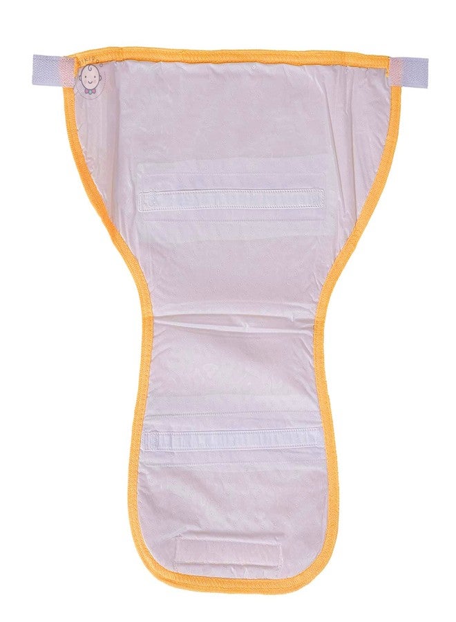 PIKIPOO Presents Baby Kids Soft PVC (Plastic) Diaper Joker Padded Baby Nappy Panty Training Pants with Inner & Outer Soft Plastic Reusable & Waterproof Multi (9-12 Months, Pink) - Image 4