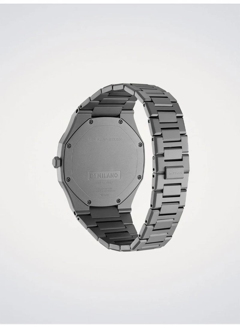 D1 MILANO UTBJ22 Antracite Ultra Thin Bracelet 40mm - Image 2