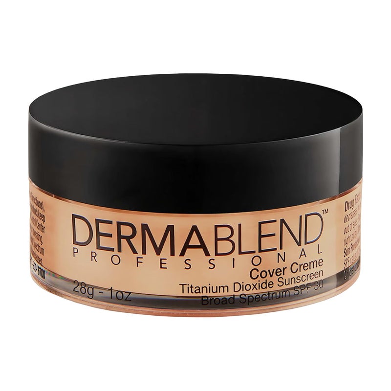 Dermablend كريم ديرمابلند كوفر كريم أساس عالي التغطية مع واقي شمس SPF 30، 30N بيج رملي، 1 أونصة - Image 1