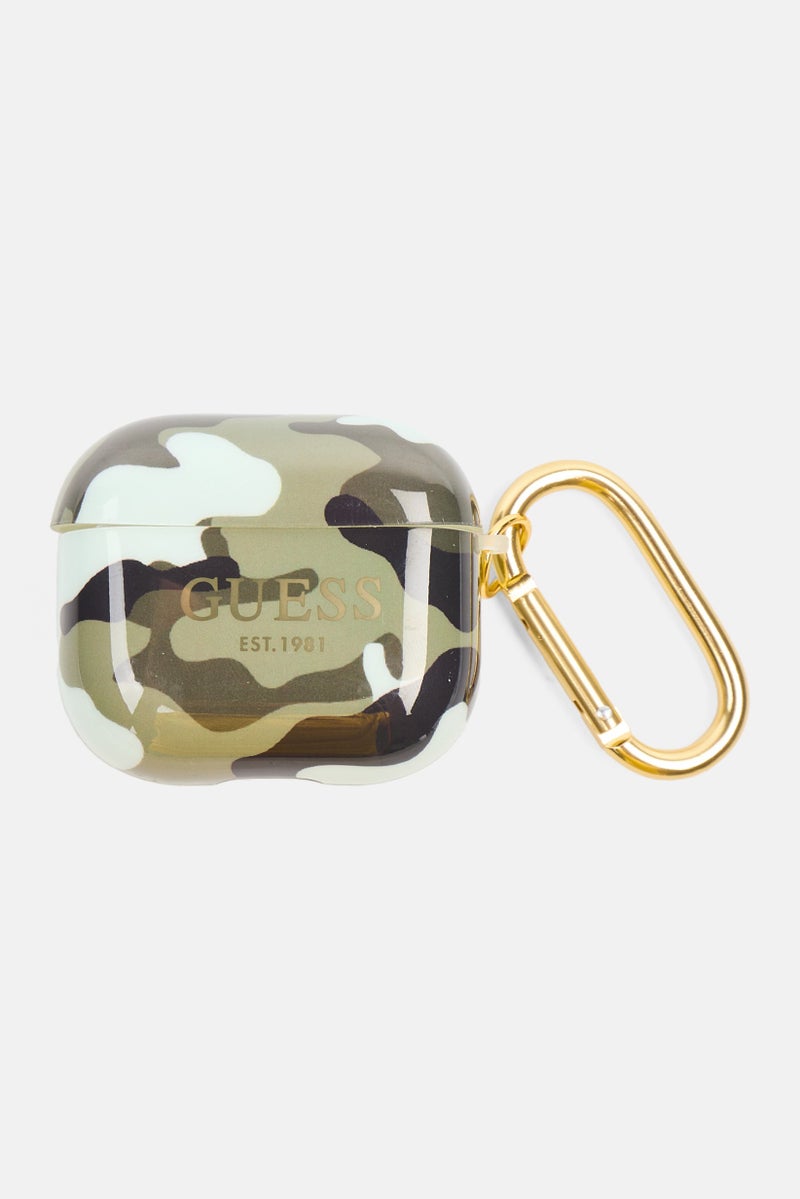 GUESS Airpods 3 Protective Camouflage Case, Olive  - Image 2