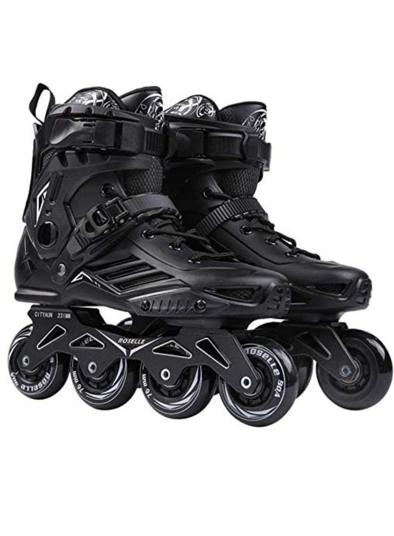 Loquat Professional Single Row Roller Blades Speed Skating Shoes - Image 1