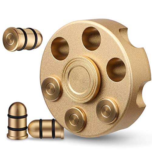 Anzmtosn Cool Alloy Fidget Spinner Metal Toy for Kids Adults Fidget Cube Chain Toys Small Sensory Gadget Finger Hand Spinner Focus Desk Spining Top Toy Party Favors Prizes Goody Bag Fillers Novelty Gift - Image 1