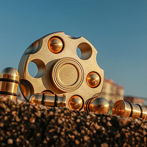 Anzmtosn Cool Alloy Fidget Spinner Metal Toy for Kids Adults Fidget Cube Chain Toys Small Sensory Gadget Finger Hand Spinner Focus Desk Spining Top Toy Party Favors Prizes Goody Bag Fillers Novelty Gift - Image 5
