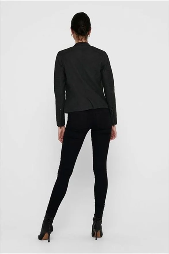 اونلي Women's Onlava Faux Leather Biker Otw Noos 15102997