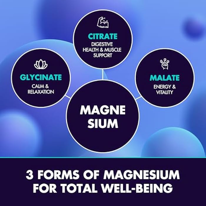 Secret Element Magnesium Glycinate 2150MG Gummies for Women and Men, High Absorption Magnesium Glycinate, Citrate, Malate Gummies for Adults & Kids, Sleep Support, Sugar Free, Vegan, 60 Chews, Orange - Image 3