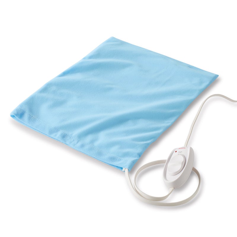Sunbeam Heating Pad for Pain Relief | Standard Size Ultra Heat, 3 Heat Settings | Light Blue, 12 Inch x 15 Inch - Image 1