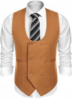 KUYING New Men's British Fashion Slim Fit Suit Vest  - Image 1