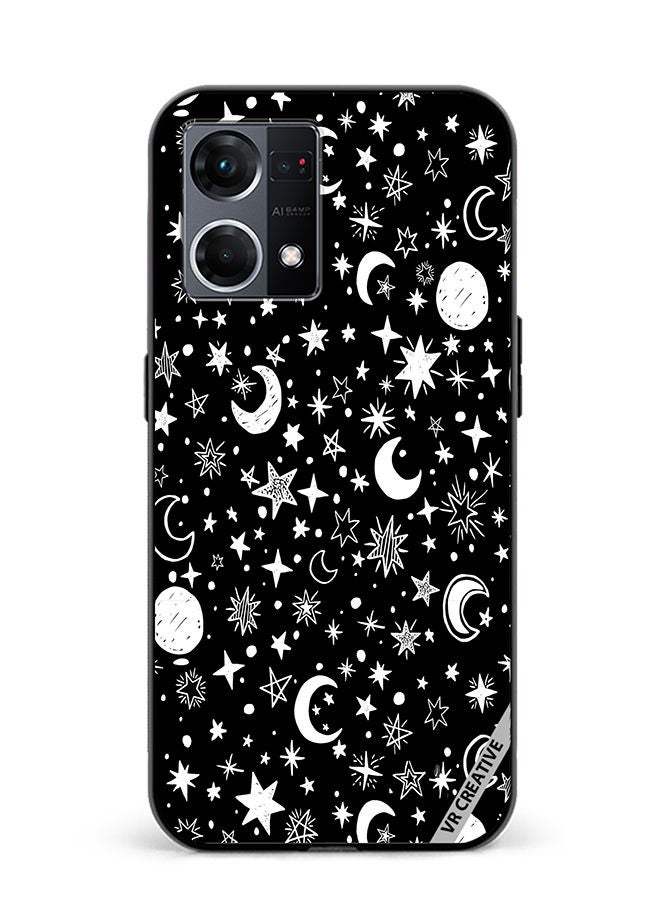 VR CREATIVE Protective Case Cover For Oppo Reno8 4G Layer Design Multicolour - Image 1