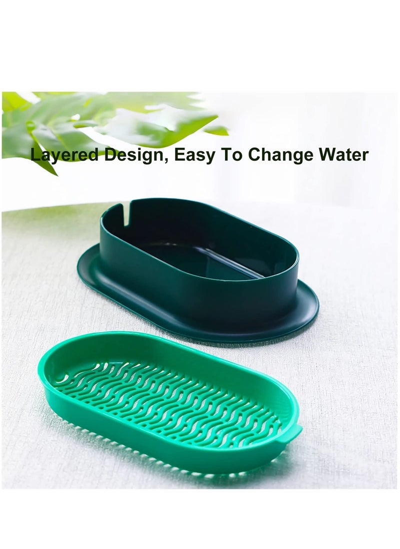 SYOSI - Cat Grass Planter, Catnip Wheatgrass Seed Sprout Tray, Hydroponic Cat Grass, Cat Grass Growing Kit, Self Watering Pots Window Box for Pets, Nursery Plant Planting Box for Indoor, Soilless - Image 1