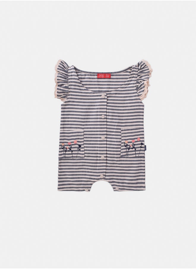 Junior Baby Girls Printed Romper  - Image 1