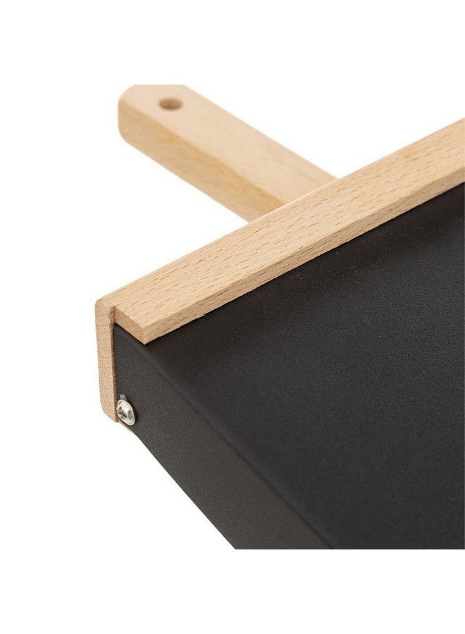 Five Simply Smart BlackWood Durable Dustpan and Brush Set Black and Beige 6.5 x 24 x 30.5 cm 164789 - Image 5