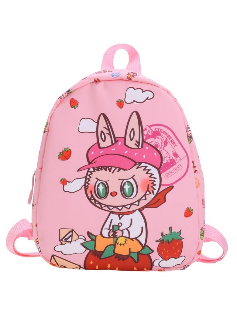 Labubu Trendy Backpack Children's Cute Casual Backpack Fashion Boys and Girls Cute Cartoon Schoolbags Toddler Backpack 27*22*10CM