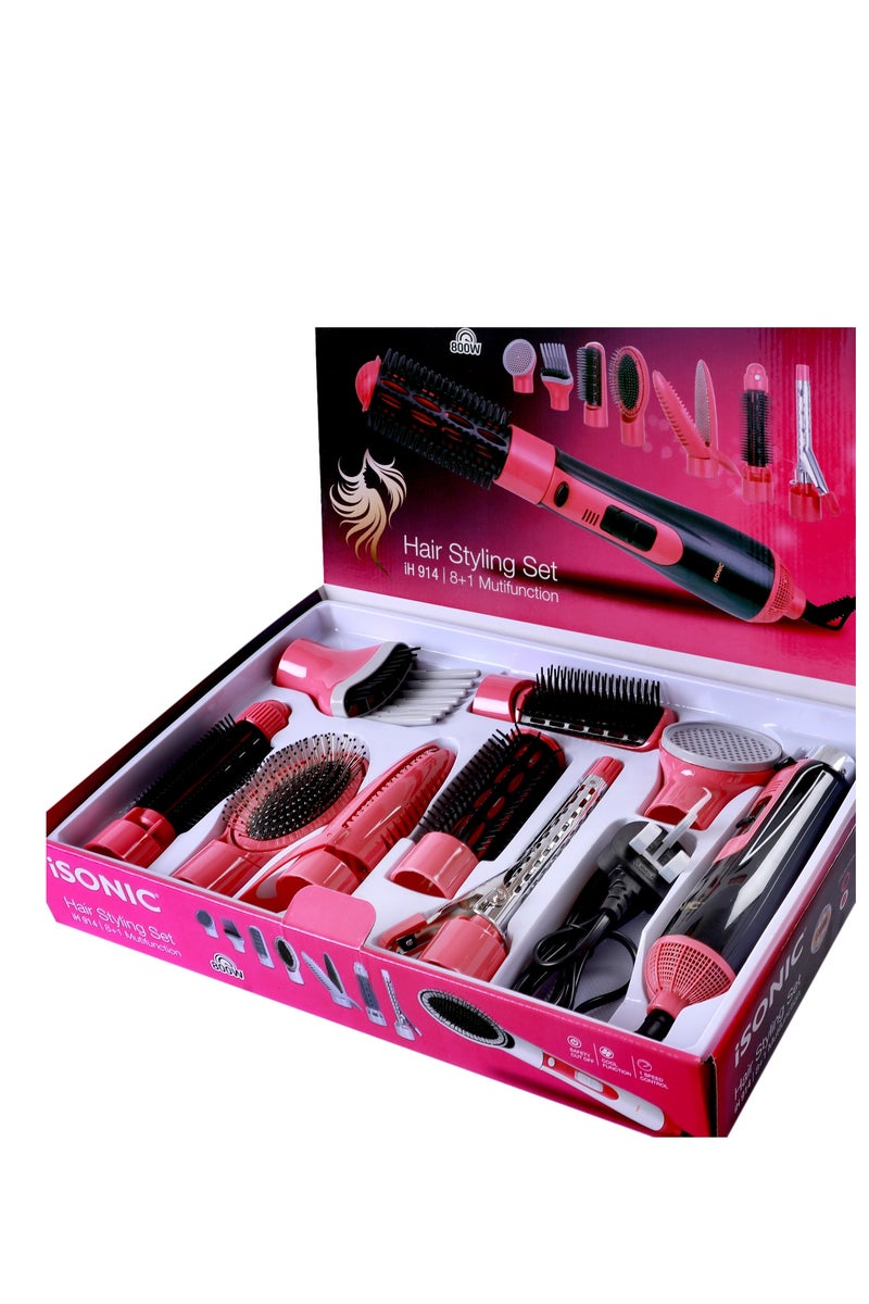 iSONIC مجموعة تصفيف الشعر متعددة الوظائف IH 914 8 في 1 - Image 3