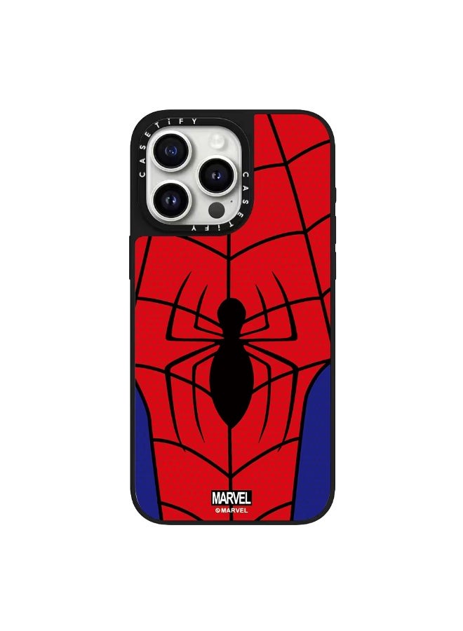 CASETiFY Marvel Spider-Man Magnetic Phone Case for iPhone 15 Pro Max, Drop-proof, Scratch-resistant, Wireless Charging Compatible, Superhero Cover - Image 1