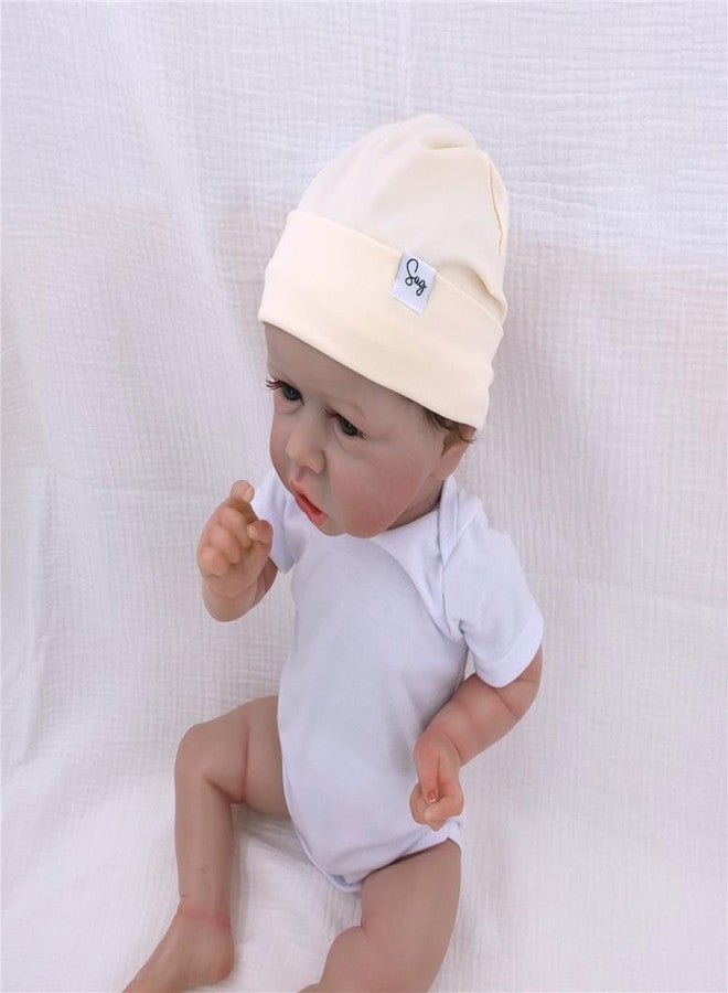 Sugarmelon Jersey Beanie Hat for Newborn Baby Boys Girls Silky Satin Lined Hats Bonnet Toddler Infant Little Kids Beanies Caps (0-6M,211 Bundle 3pcs K) - Image 3