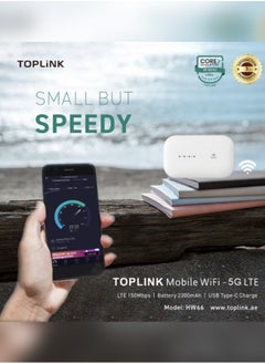 TOPLINK HW66C 4G Pocket Mobilie Wi-Fi Router With 3000mAh Battery ，LTE 150Mbps,Plug And Play, Connects Up 12 Users，Compatible With All SIM Cards  - Image 3