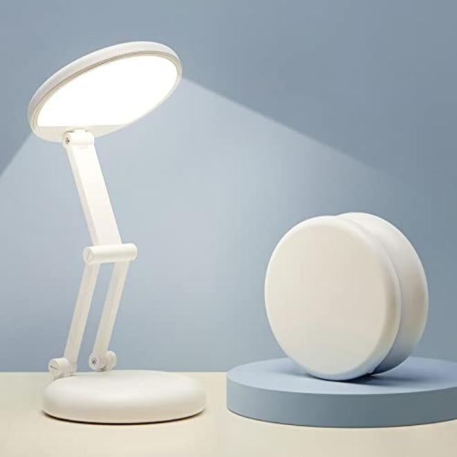 Rechargeable Desk Lamp with 360° Adjustable Arm and Touch Control – Ideal for Gifting, Home Office, Bedroom, Study – 3600mAh Battery, Dimmable LED - Image 1