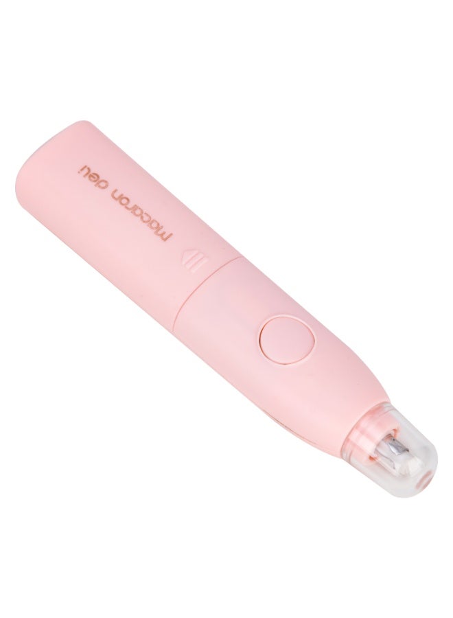 Deli Deli EH02701 Electric Eraser – PVC-Free, Non-Toxic, 2-in-1 Fan and Eraser, Coral Pink & Mist Blue, 128×27×22mm - Image 2