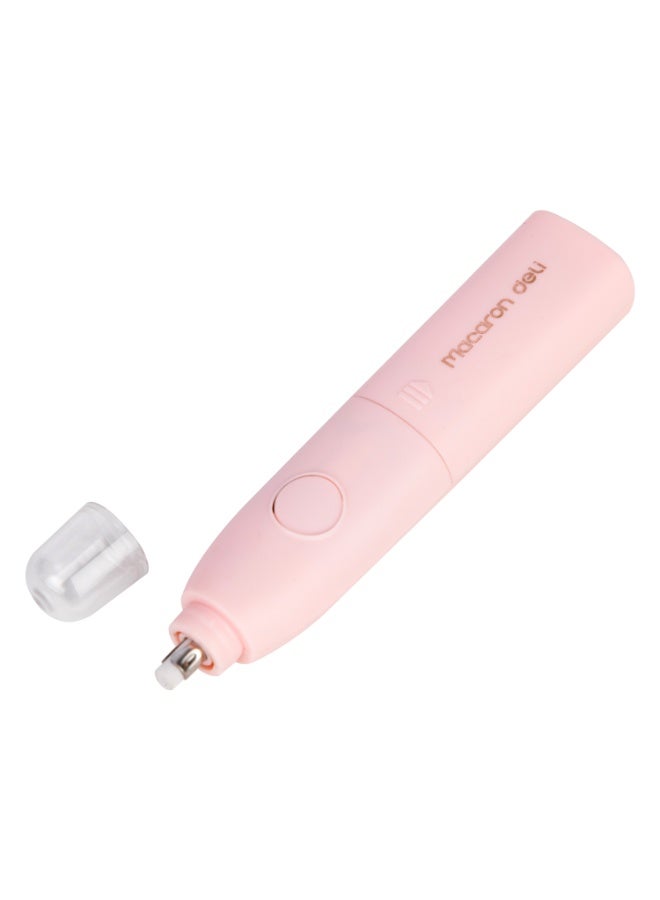 Deli Deli EH02701 Electric Eraser – PVC-Free, Non-Toxic, 2-in-1 Fan and Eraser, Coral Pink & Mist Blue, 128×27×22mm - Image 3