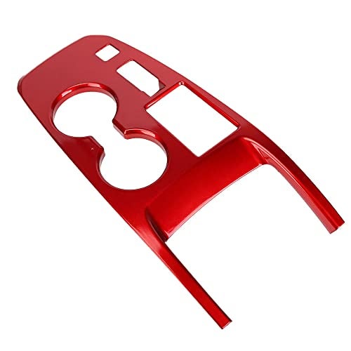 XITER Red Car Gear Shift Knob Console Panel Cover Central Consoles Shift Boots Knobs Frame Interior Trim for Nissan Rogue 2021 2022 2023 2024 2025 2026-without Media Drive Control Knob - Image 5