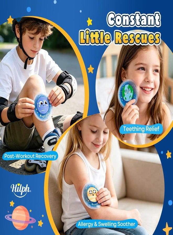 Hilph Kids Ice Packs for Boo Boo, 8 Pcs Small Gel Ice Pack for Injuries - Image 2