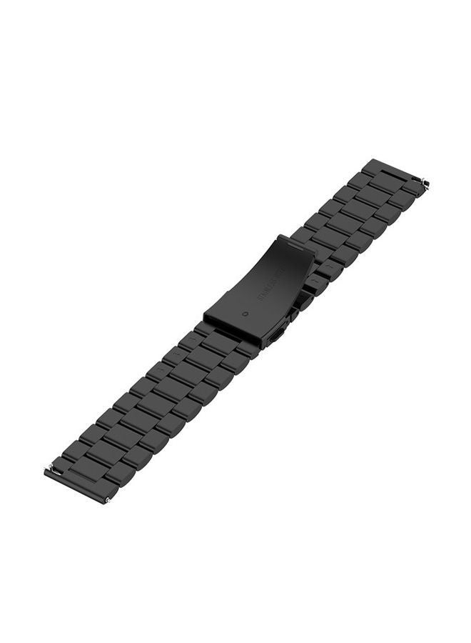 NIBEMINENT Replacement Metal Band For Smartwatch Black - Image 3