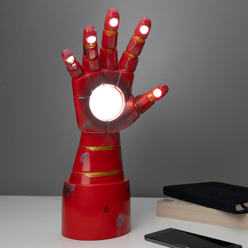 RED5 Marvel Iron Man Gauntlet Desk Lamp Battle Damaged Effect USB Powered Light - Image 2