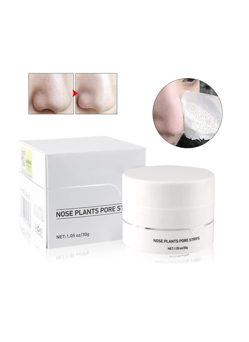 MAITING 2PCS Nose Plants Pore Strips, Blackhead Remover Mask Pore Strips for Face Nose, Black Head Remover Peel Off Face Mask Nose Strips for Blackheads with 120PCS Nose Strip  - Image 2