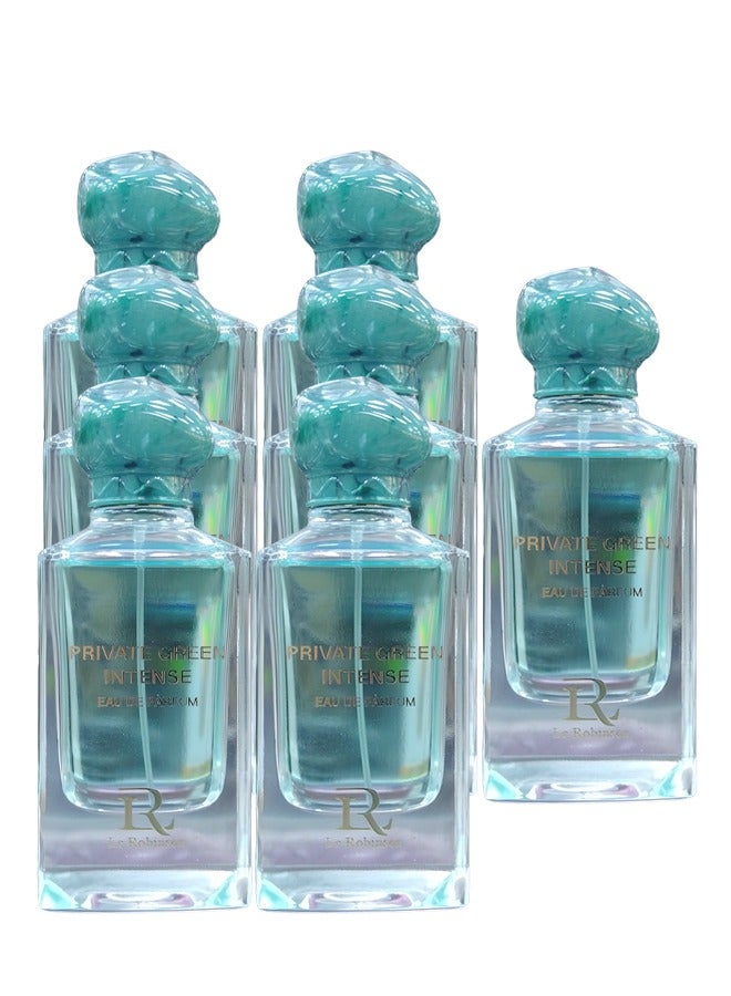 Le Robinson 7 Pieces Private Green Intense Perfume For Women 100ml EDP - Image 1