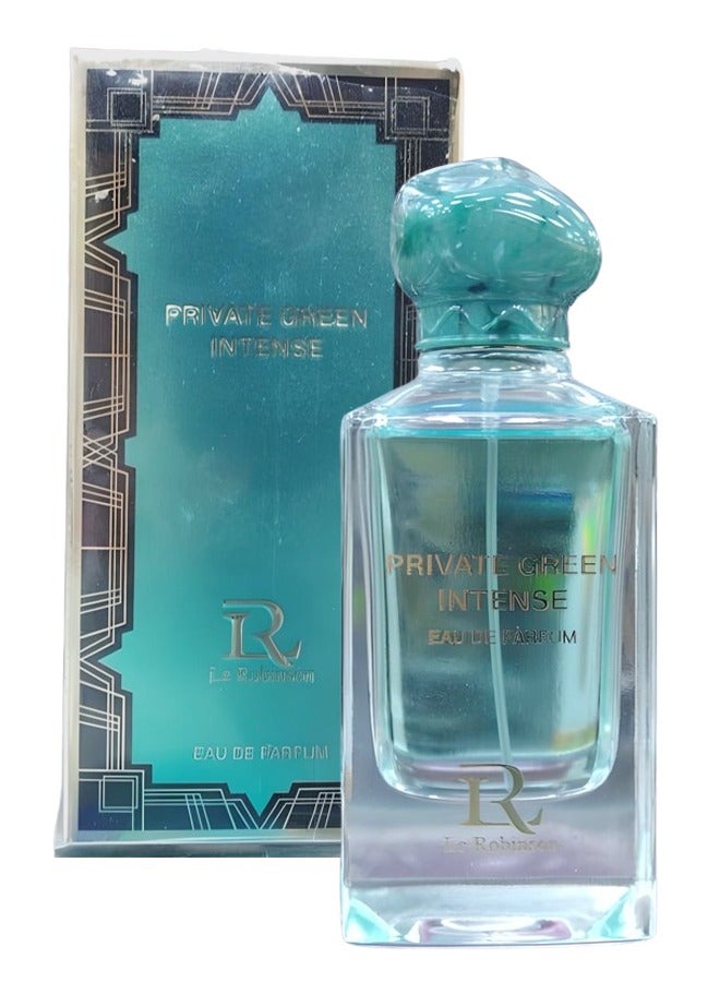 Le Robinson 7 Pieces Private Green Intense Perfume For Women 100ml EDP - Image 2